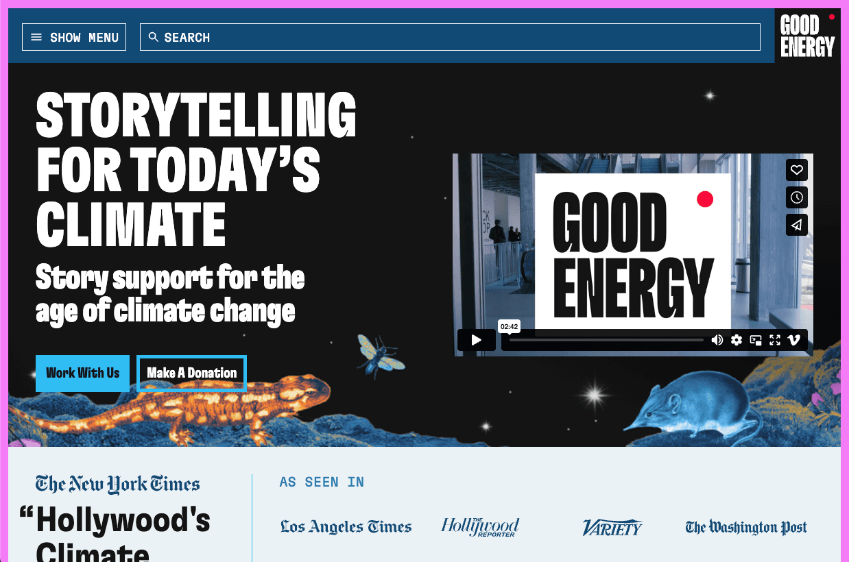 Good Energy website screenshot